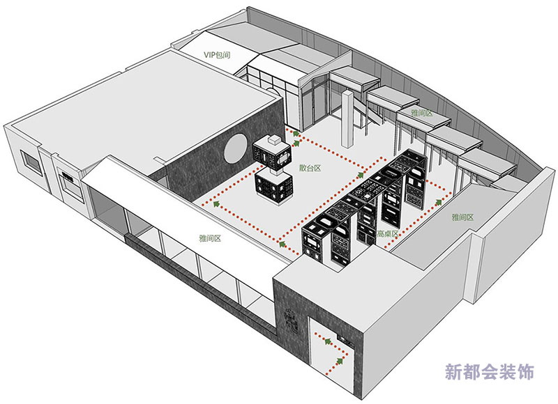 餐廳戶型圖