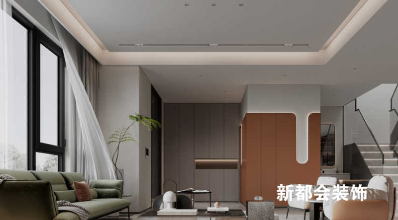 420㎡ 現(xiàn)代與美的結(jié)合高檔別墅裝修