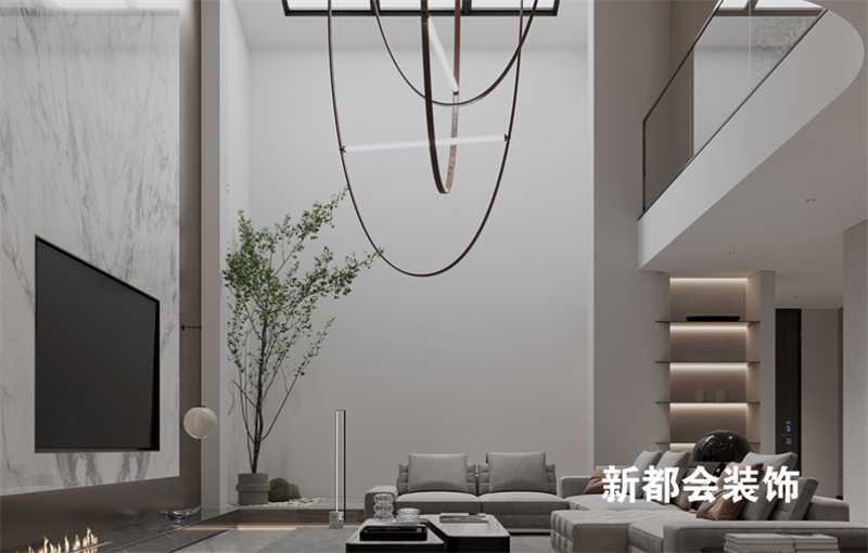 420㎡ 現(xiàn)代與美的結(jié)合高檔別墅裝修