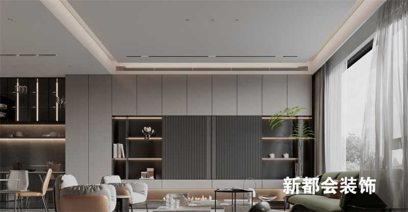 420㎡ 現(xiàn)代與美的結(jié)合高檔別墅裝修