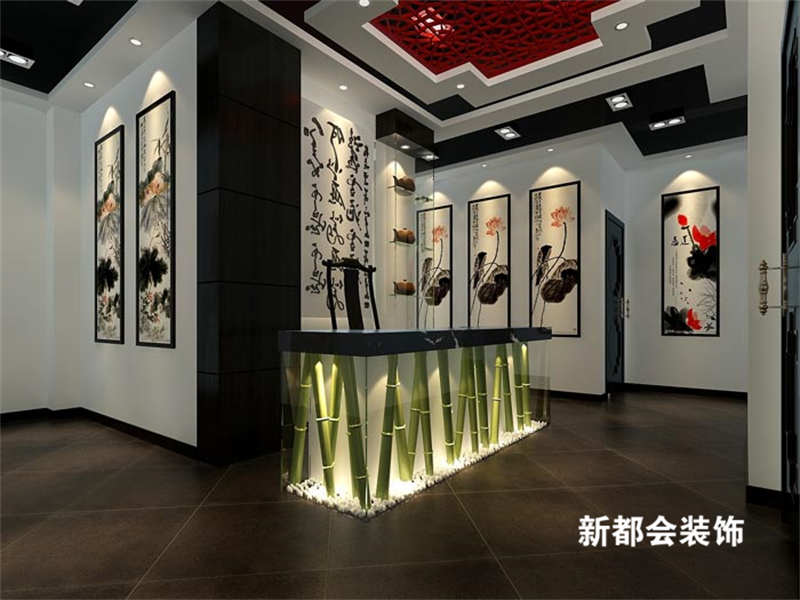 中式風格茶樓裝修設計