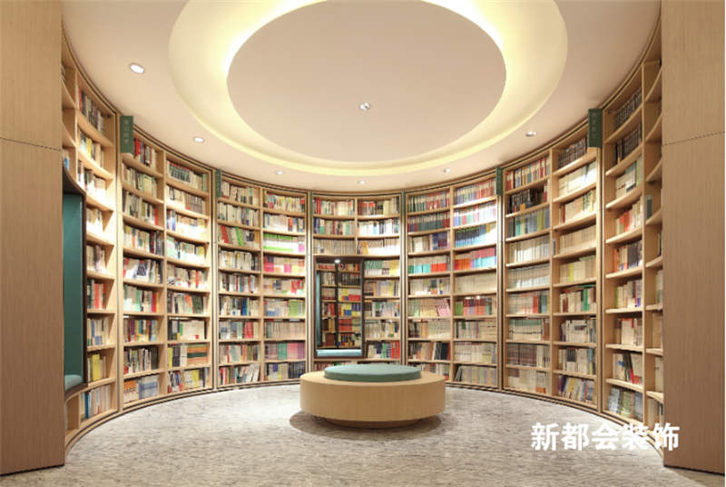 350㎡社區圖書館裝修設計